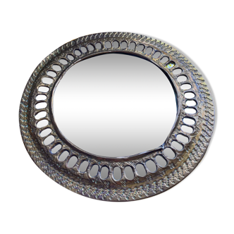 Old brass mirror - oriental/ethnic style