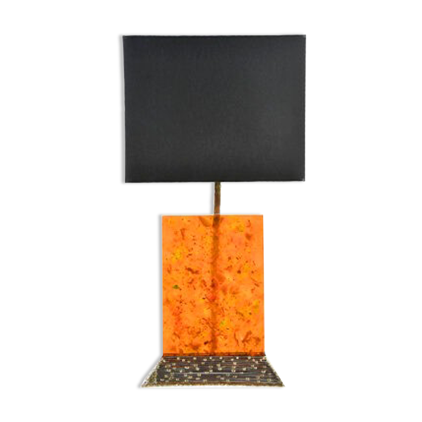 Fractal resin lamp by Henri Fernandez