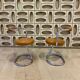 Pair of Cobra chairs by Giotto Stoppino with new leather