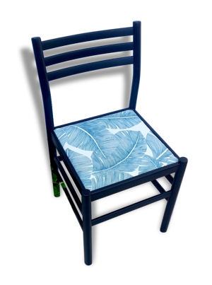 6 chaises à motifs palmiers
