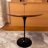 Eero Saarinen teak pedestal table
