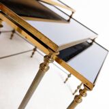 Set of 3 Mid-Century Modern Nesting Tables Maison Jansen Style - 1970s