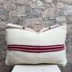Vintage Berber wool cushion cover: Moroccan rug cushion,