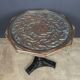 Vintage 20thc spanish embossed copper table by malart c.1930