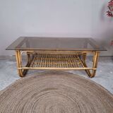 Rattan coffee table