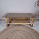 Table basse en rotin