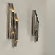 Pair of vintage double wall lights, chrome metal, Delightfull Galiano