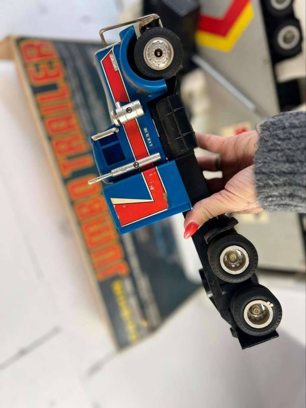 Vintage toy: daishin 1/30 jumbo trailer