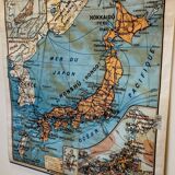 Carte scolaire no 34 japon Yamasaki et jean brunhes