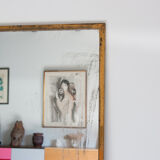 Golden mirror 147x54 cm