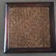 Tray in wood and woven rattan - 1st half of the 20th century