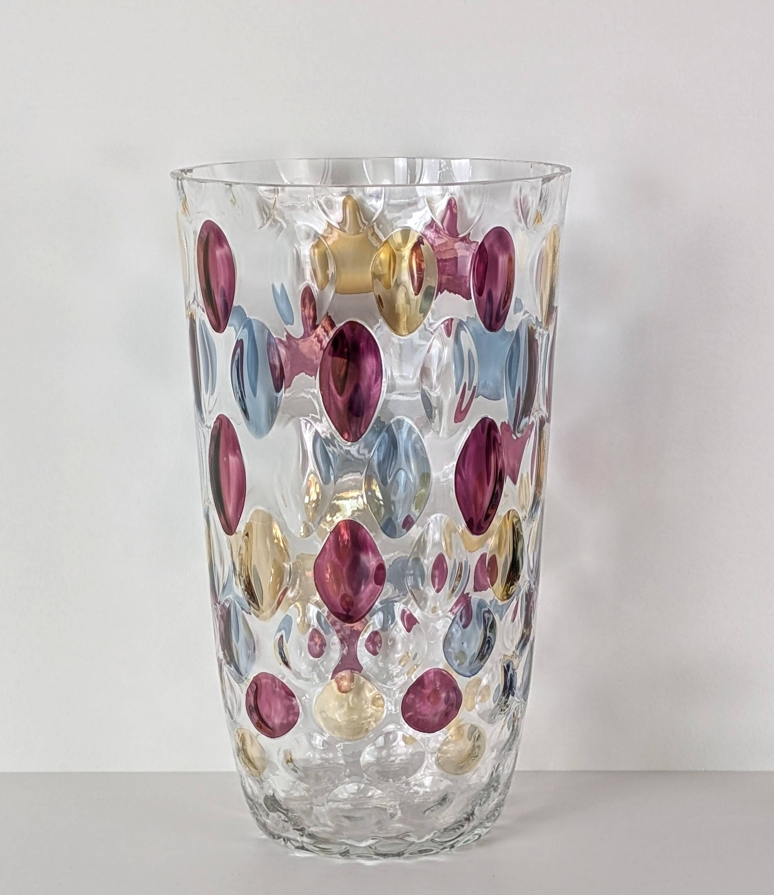 Bohemian crystal vase