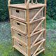 Chiffonnier vintage en rotin