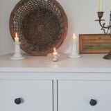 Vintage ceramic candle holders