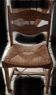 Guillerme and Chambron set of six light oak chairs