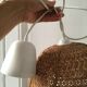 Suspension rafia vintage