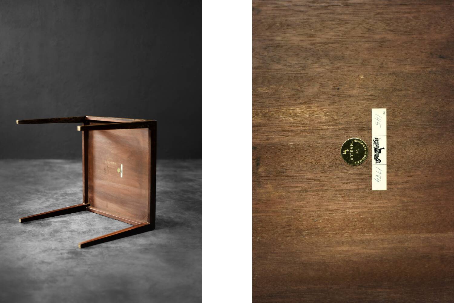 Vintage Classic Mid-Century Scandinavian Modern Rosewood Coffee Table