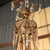 Bronze lustre and crystal 19th