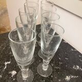 Large Antique Glasses, Set of 9