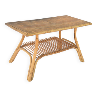 Table basse rotin