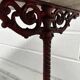 Late 19th century console in cast iron and marble