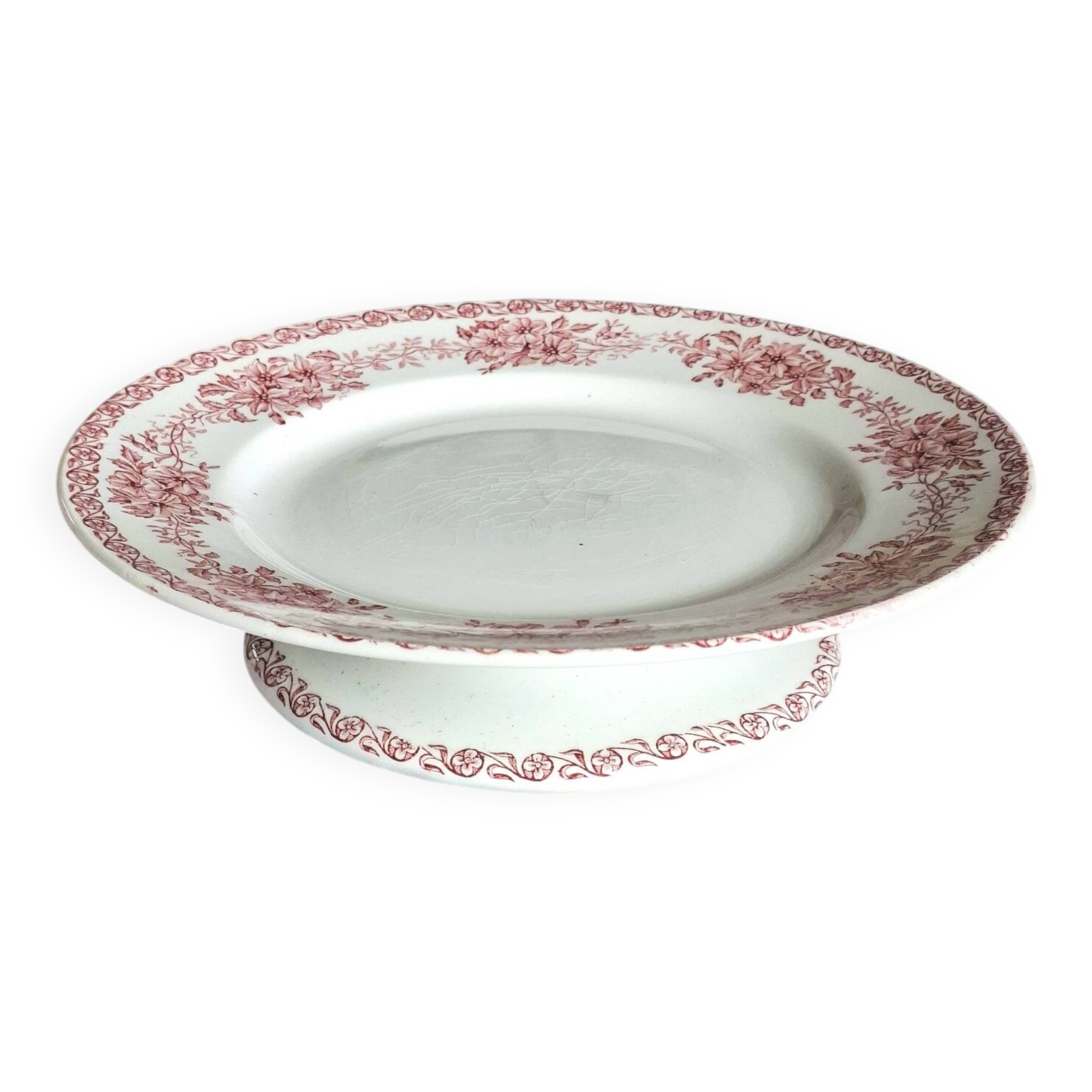 Ironstone earthenware plate