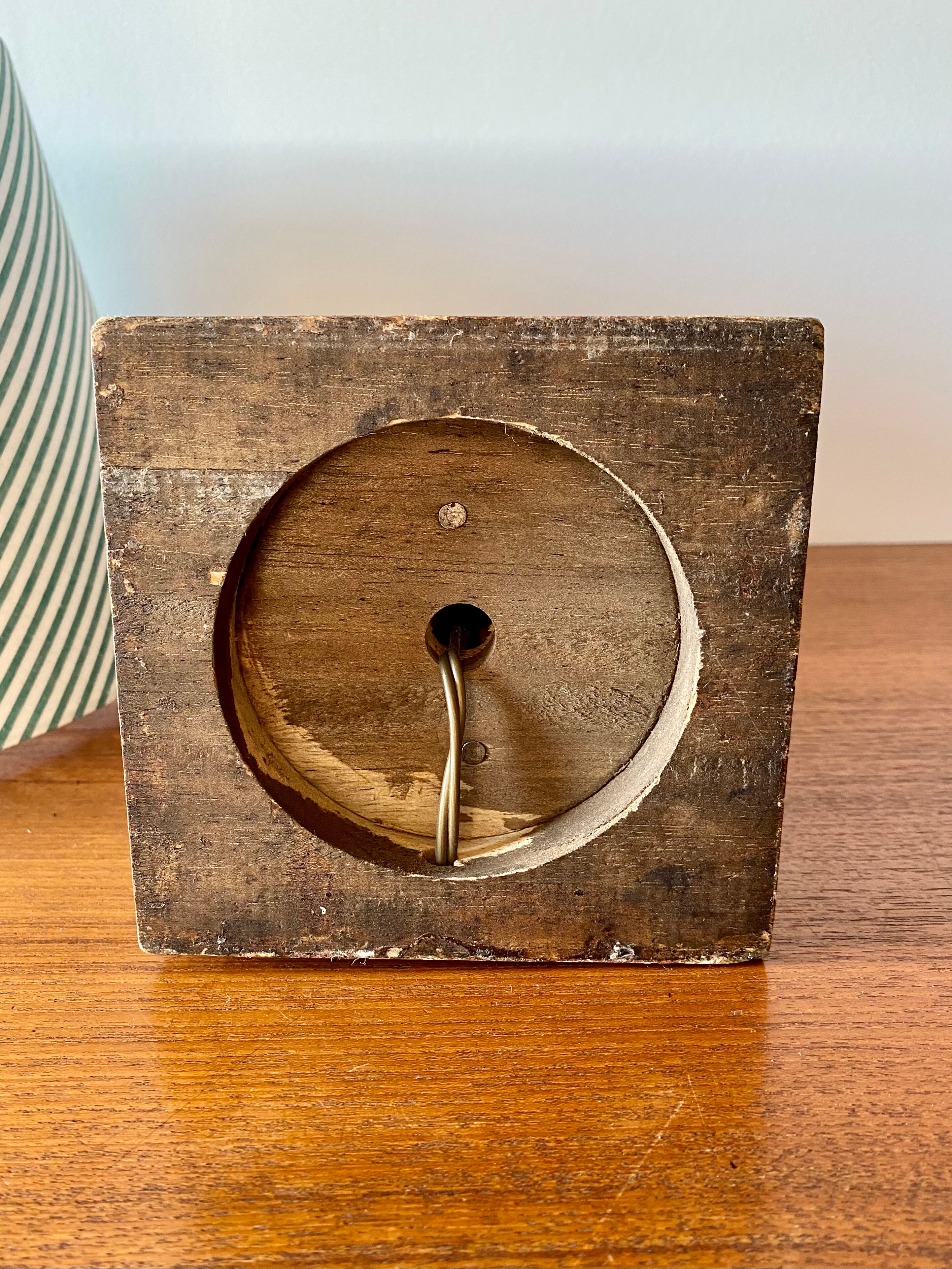 Gilded wooden lamp