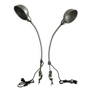 Paire de lampes d'atelier