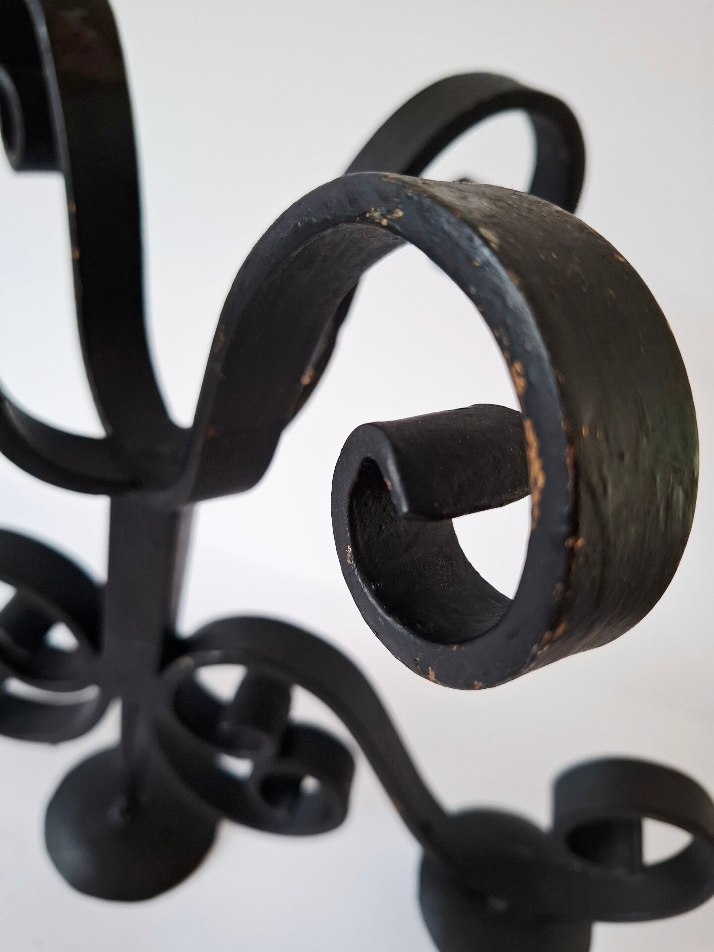 Vintage wrought iron chandelier