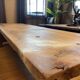 Tower antique oak farmhouse table - 300 by 93 cm