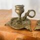 Pair of brass candlesticks