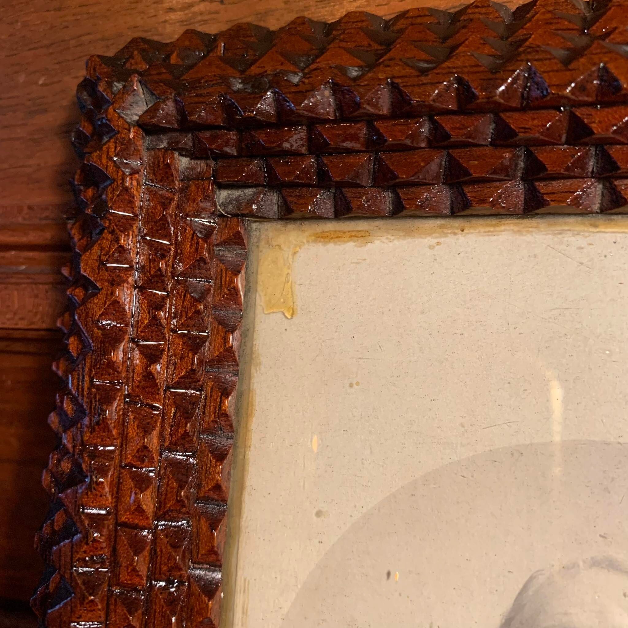 Tramp Art photo frame