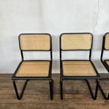 Series of 4 chairs b32 Marcel Breuer 1970