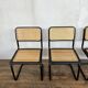 Series of 4 chairs b32 Marcel Breuer 1970
