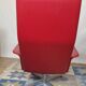 Bodafors-Verken swivel chair in red faux leather, Sweden, 1970s