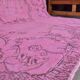 Tapis Oushak rose vintage