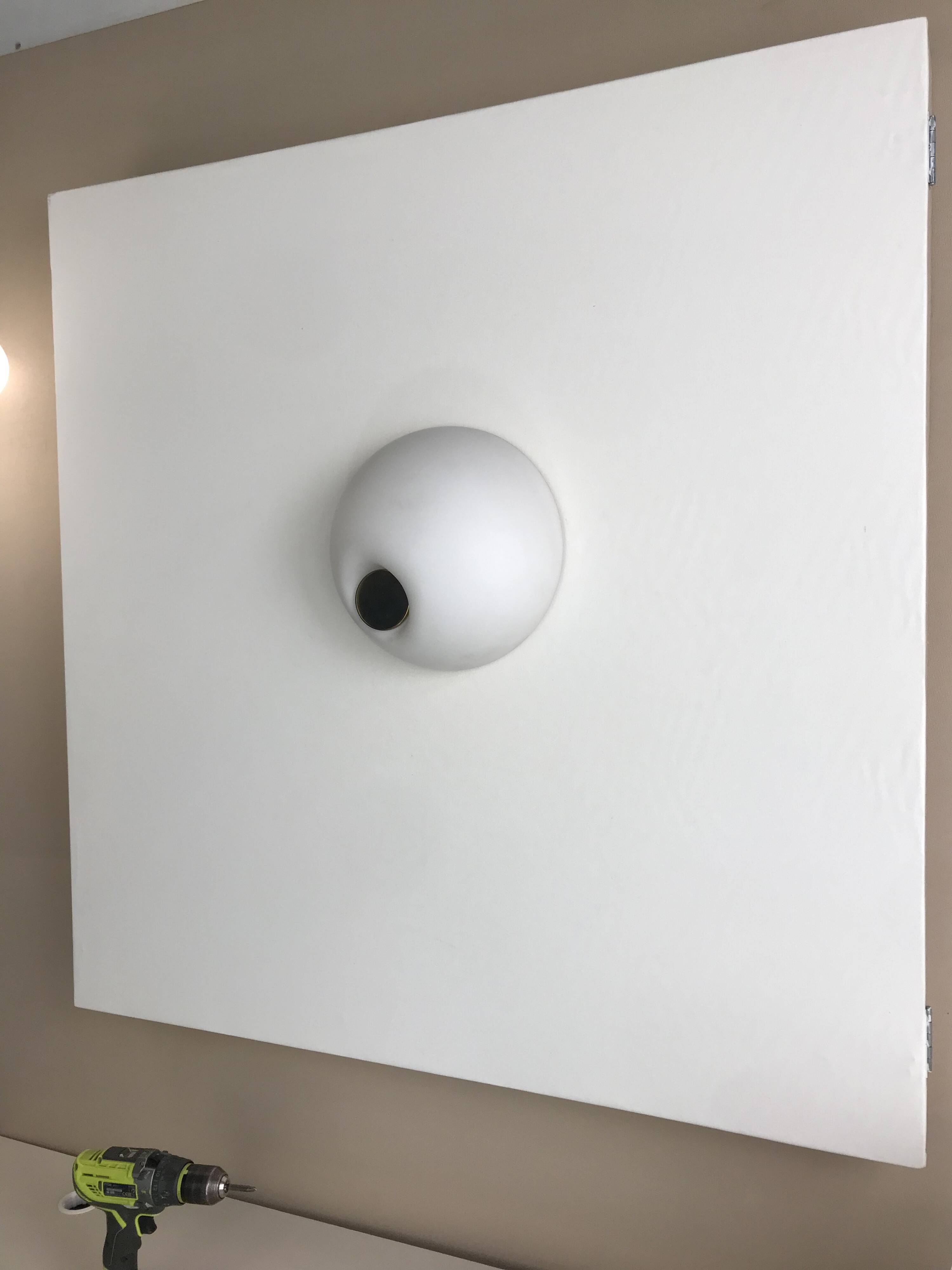 Murano glass wall light, Fontana Arte 1960