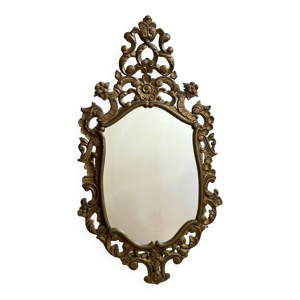 Miroir en bois doré