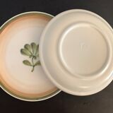 8 assiettes plates en faïence de Gien, 1970
