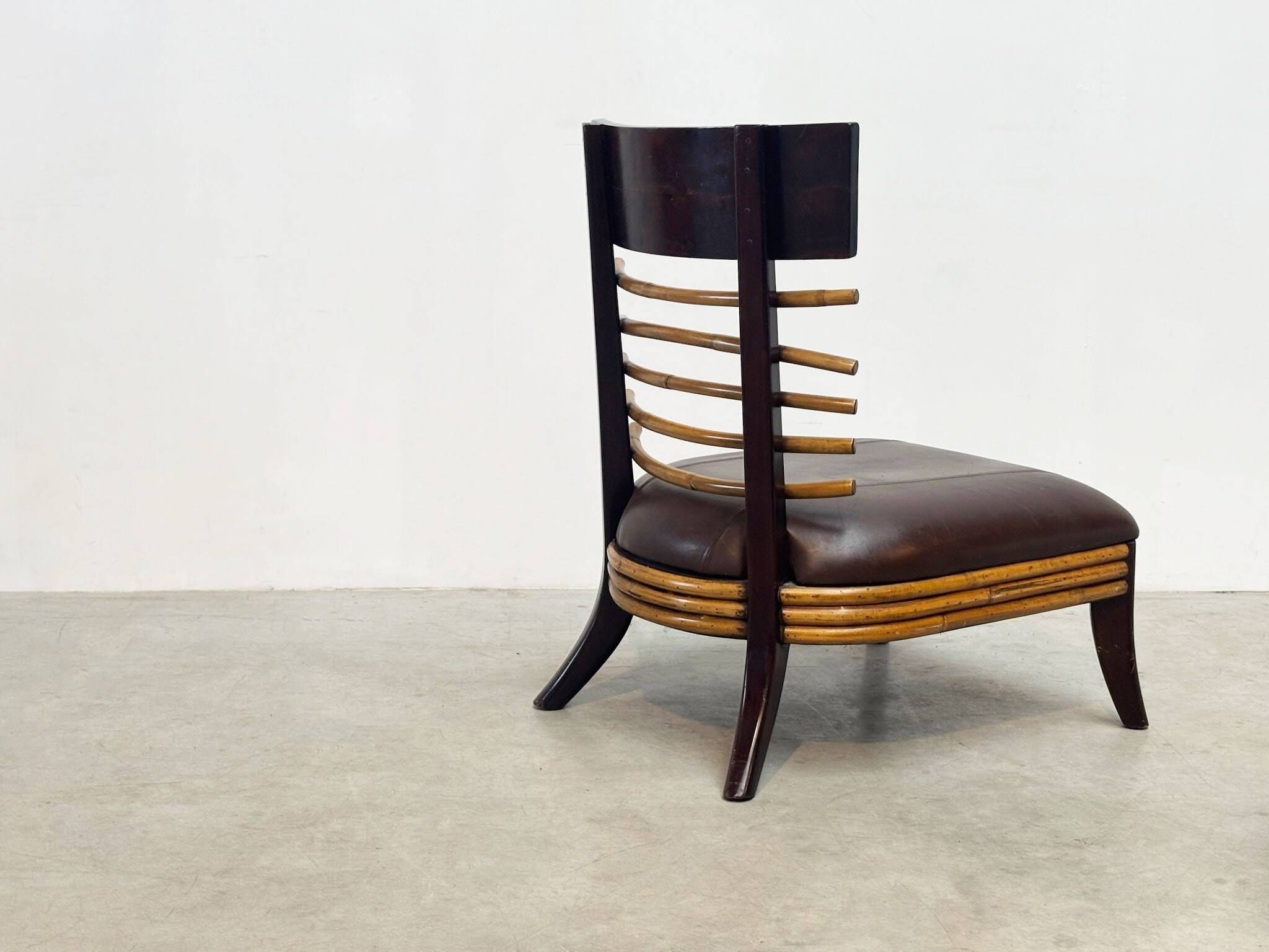 1970's Italian lounge chair inspired by Paolo Buffa