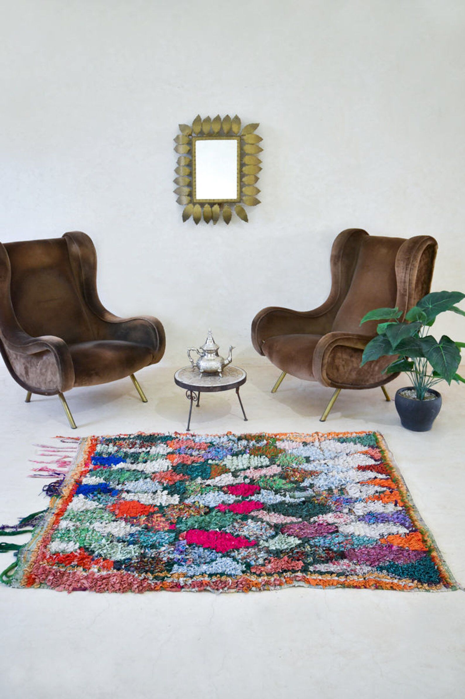 Carpet boucherouite 124x158cm