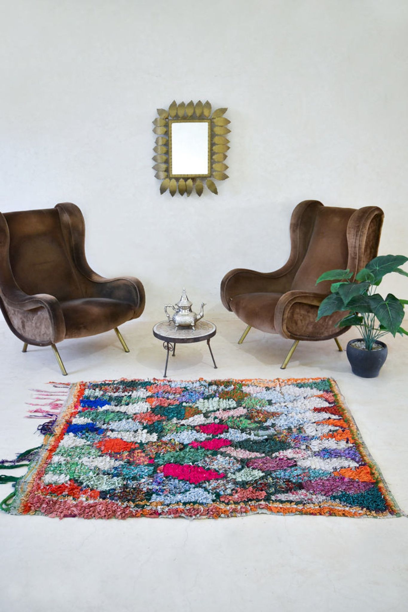 Carpet boucherouite 124x158cm