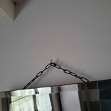 Art Deco wrought iron mirror