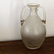 Opaque blown glass vase