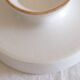 Minimalist white ceramic dish