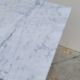 Marble and antique cast iron bistro table