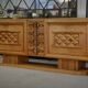Art Deco buffet in oak and wrought iron by Léon and Maurice Jallot 1940s