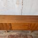 Scandinavian vintage walnut row 1960