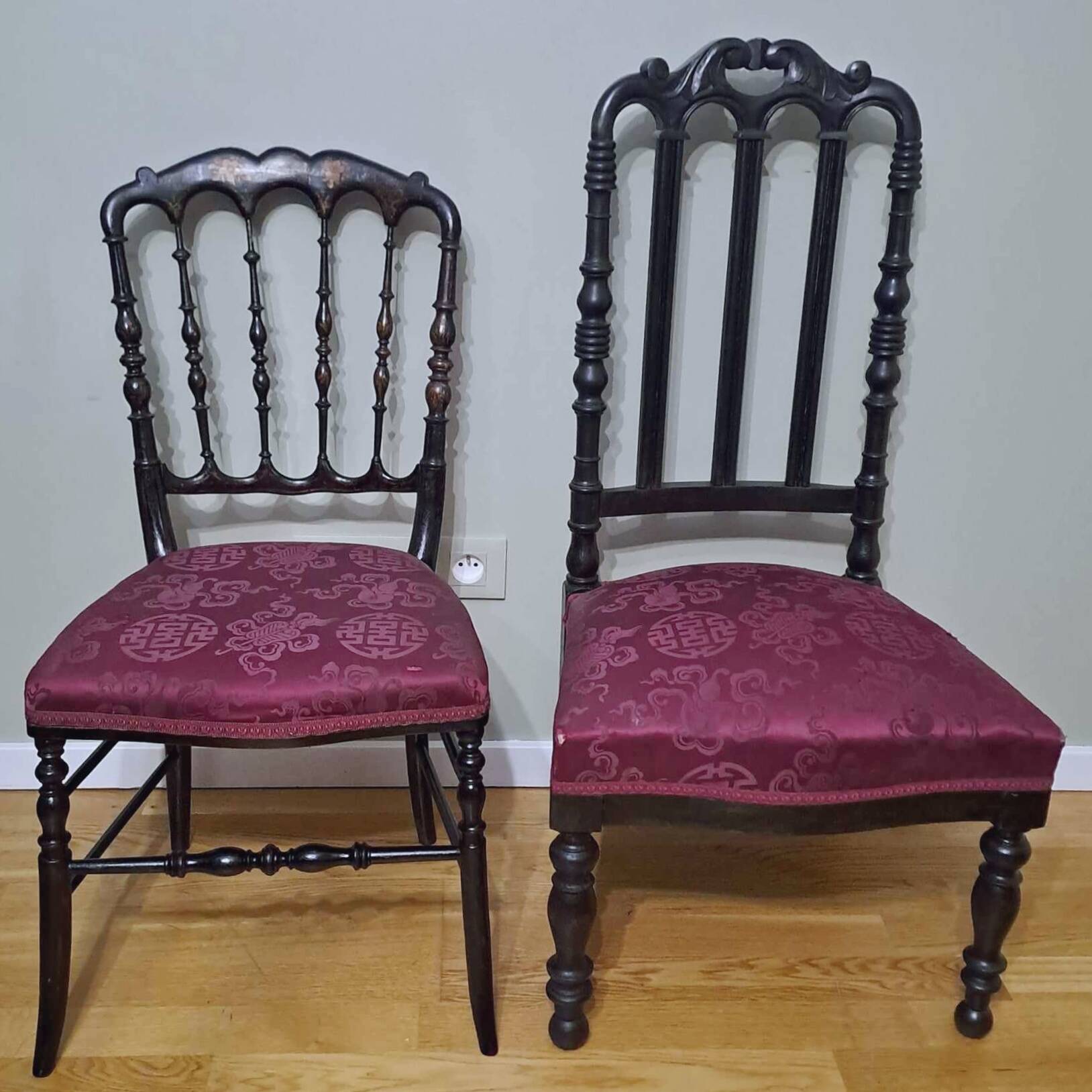 Duo de chaises époque Napoléon III