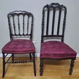 Pair of Napoleon III period chairs
